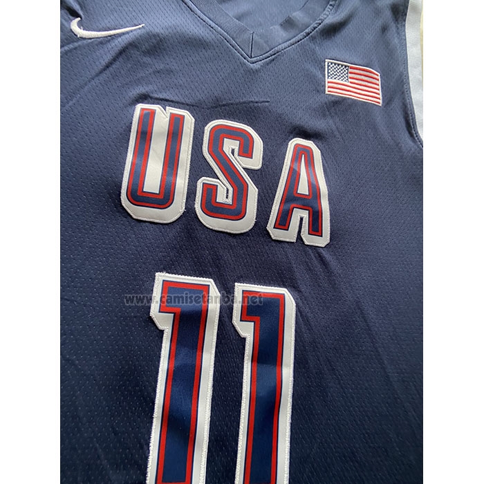 Camiseta USA 2024 Joel Embiid #11 Azul1